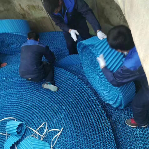 圓形斜交錯填料