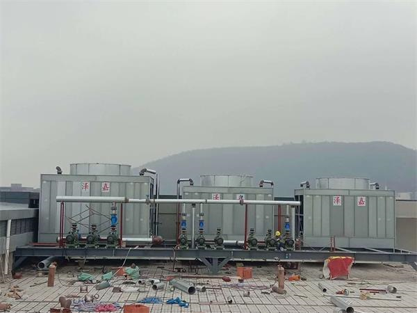 圓形冷卻塔是如何做到不耗電也能降溫的,圓形冷卻塔圖片