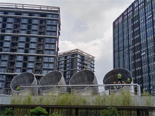 玻璃鋼冷卻塔的制冷效率高及所占空間范圍小,玻璃鋼冷卻塔制作流程