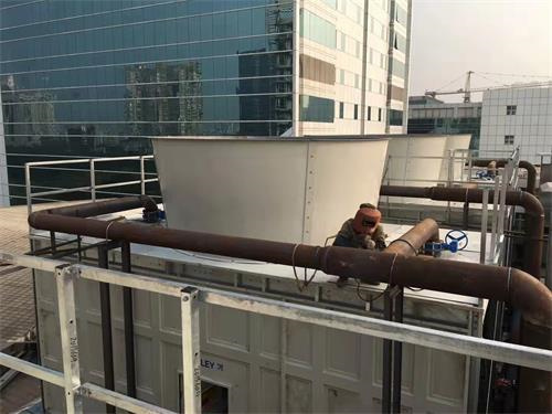 海外聯誼大廈空調管道更換工程,中央空調管道更換和清潔的重要性(深圳羅湖海外聯誼大廈)